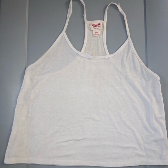 White cover up crop top - Picture 1 of 5